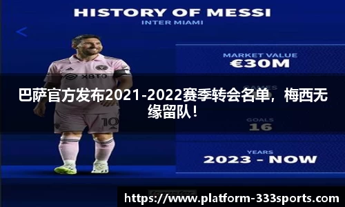 巴萨官方发布2021-2022赛季转会名单，梅西无缘留队！