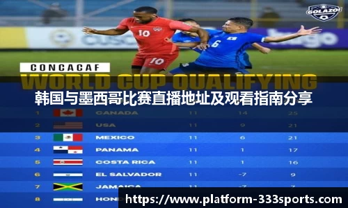 韩国与墨西哥比赛直播地址及观看指南分享