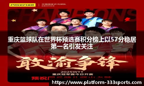 重庆篮球队在世界杯预选赛积分榜上以57分稳居第一名引发关注